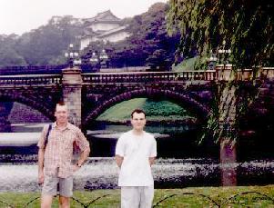 Kingsley and me at the Palace